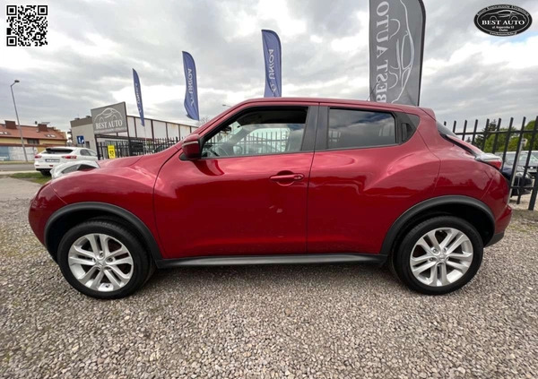 Nissan Juke cena 48500 przebieg: 144000, rok produkcji 2015 z Radymno małe 781